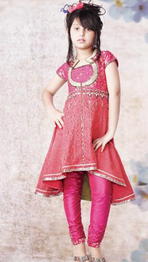 Каштановое платье с короткими рукавами + летние тёмно-розовые брюки для девочек от 6 до 16 лет