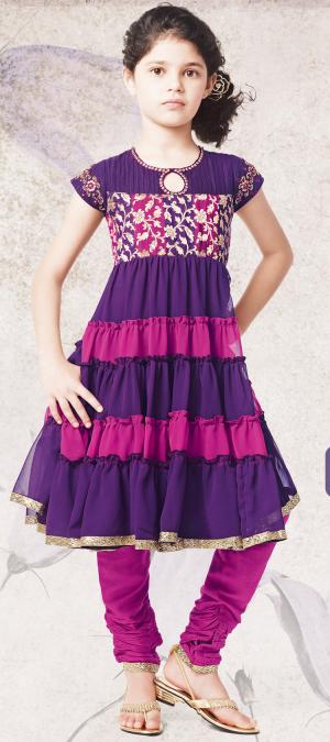 Платье цвета индиго с короткими рукавами + летние баклажановые брюки для девочек от 6 до 16 лет